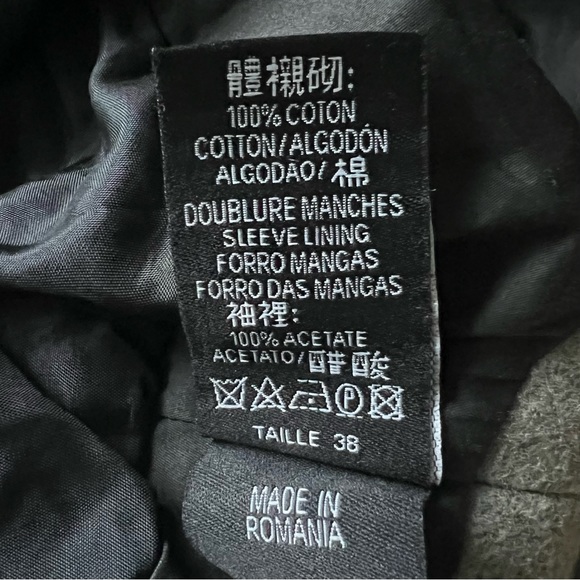 Cop Copine Luxury Wool Coat Size S - Picture 9 of 14